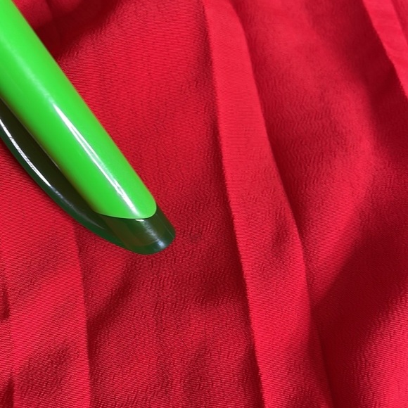 Stitch Fix l KATIE STURINO Arnette Red Pleated Midi Dress, Small - Picture 13 of 13